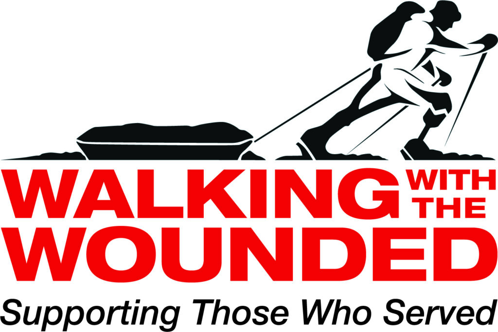 Walking with the wounded Logo