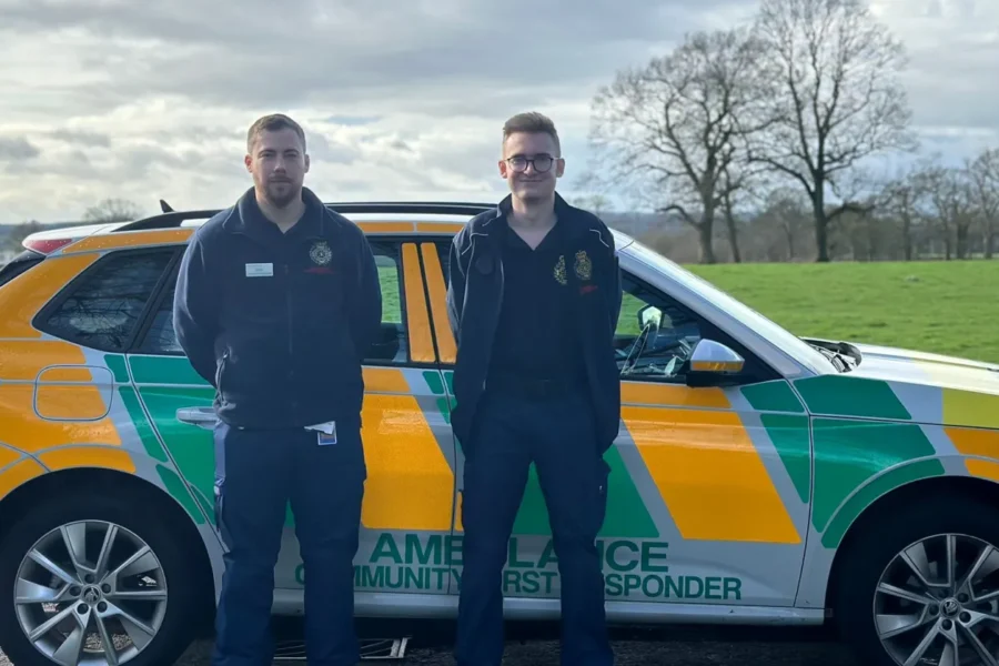 (L-R) Chris Wyatt and Jake McCandless are taking on two very different fund-raising challenges, to raise money for their CFR scheme.