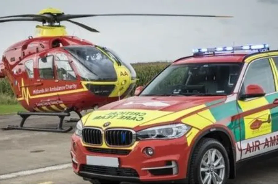 Critical care car and air ambulance